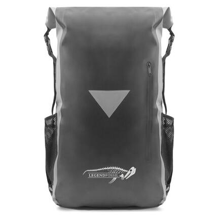 Legendfossil Chookie Rucksack 23L wasserdicht PVC Schwarz Grau