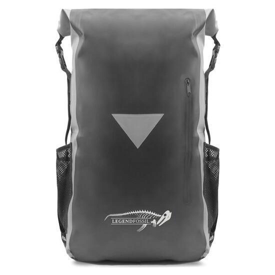Legendfossil Chookie Rucksack 23L wasserdicht PVC Schwarz Grau