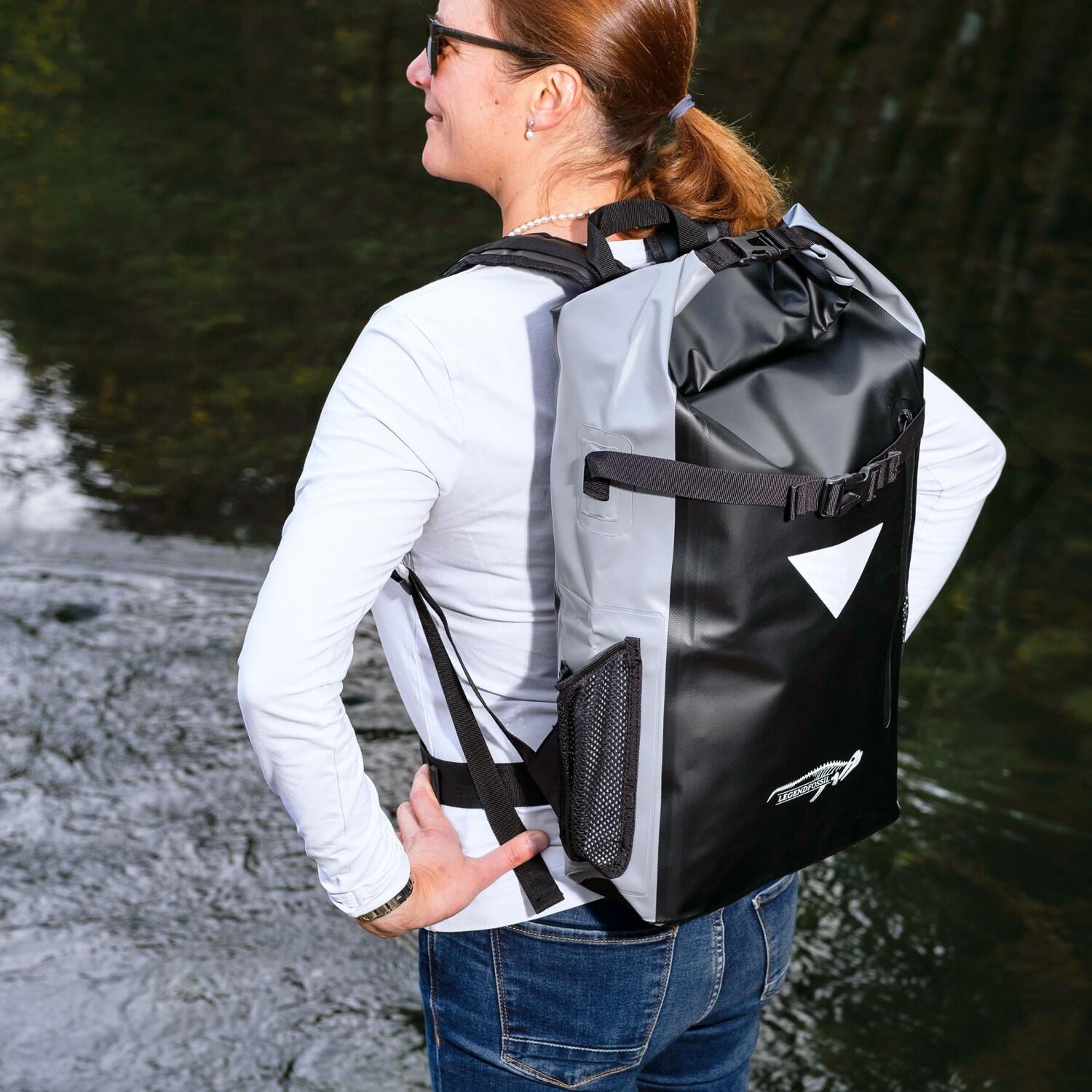 Sac à dos Chookie 23L PVC étanche noir gris 6/7