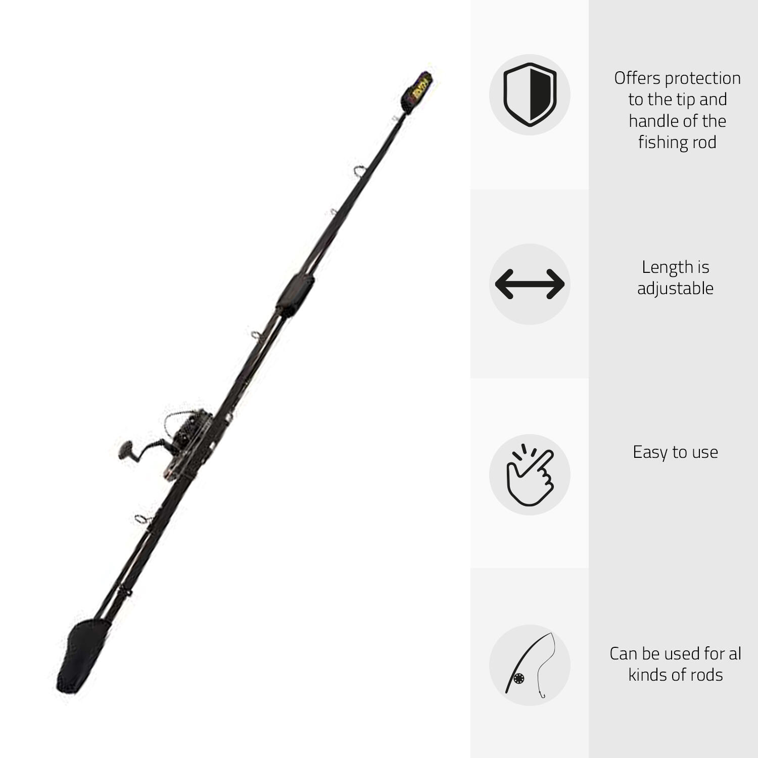 Protège canne Elastic Tip & Butt 7/7