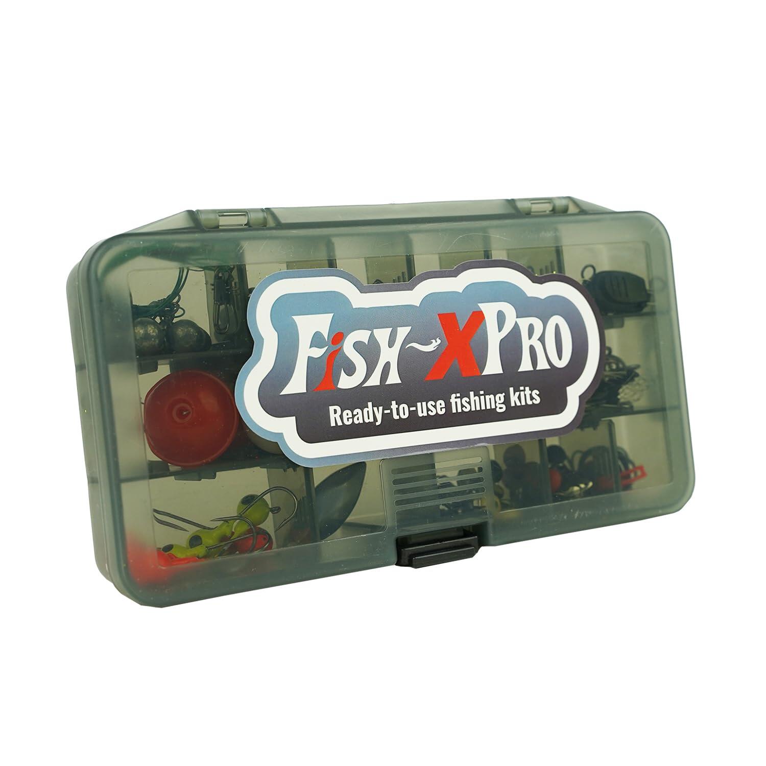 Fishing Bits & Pieces set tackle 233 pzs con Caña pesca 4/5