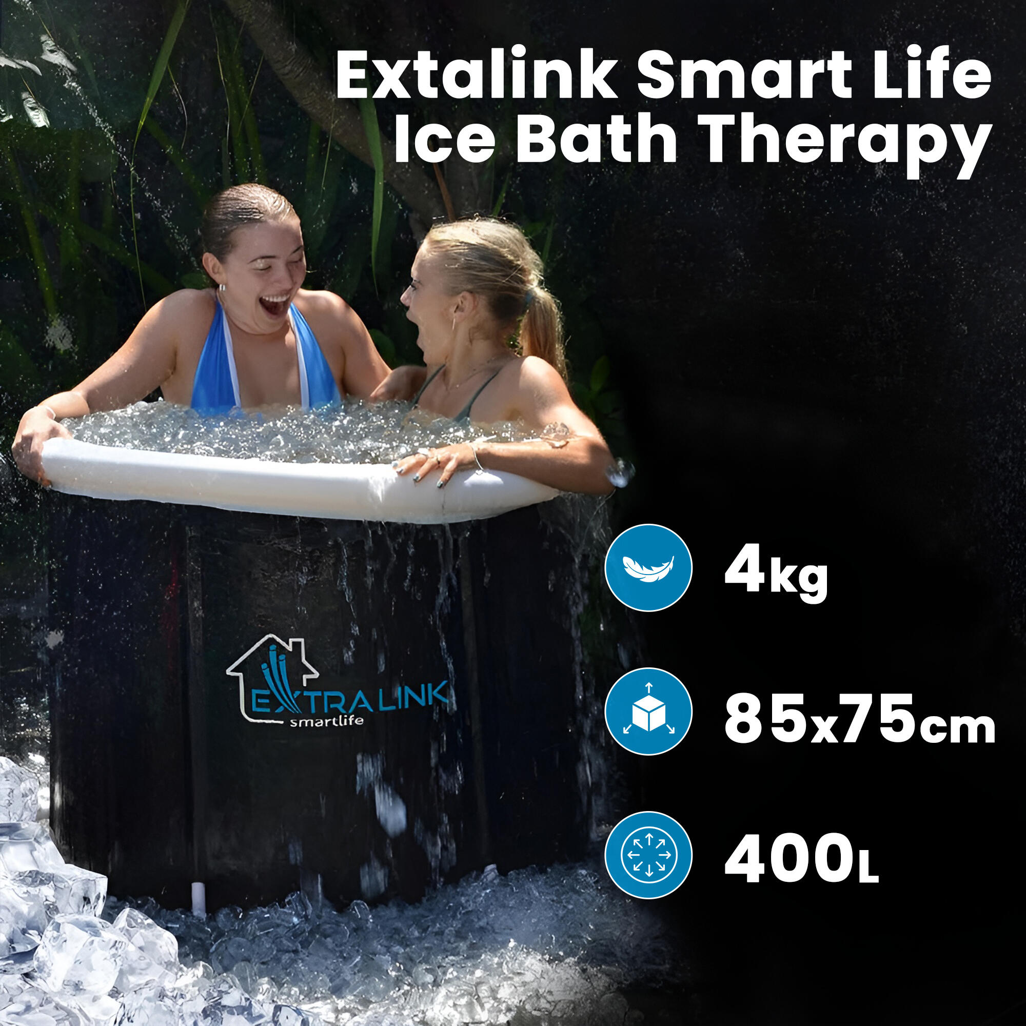 Przenośna wanna do morsowania i regeneracji Beczka Extralink Ice Bath Bathtube 6/7