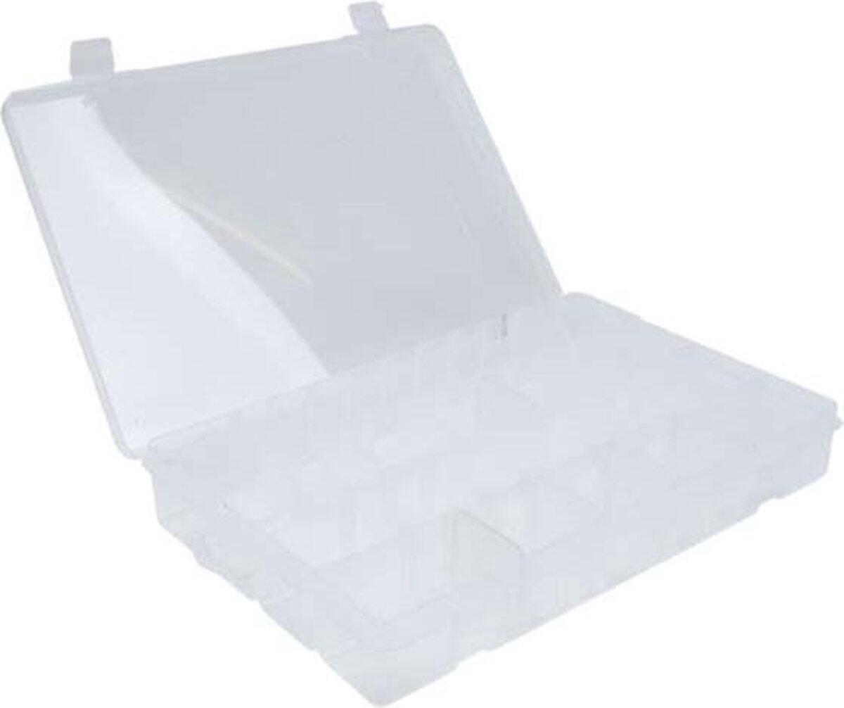 Boîte leurres transparente 27x19x4cm 2/2