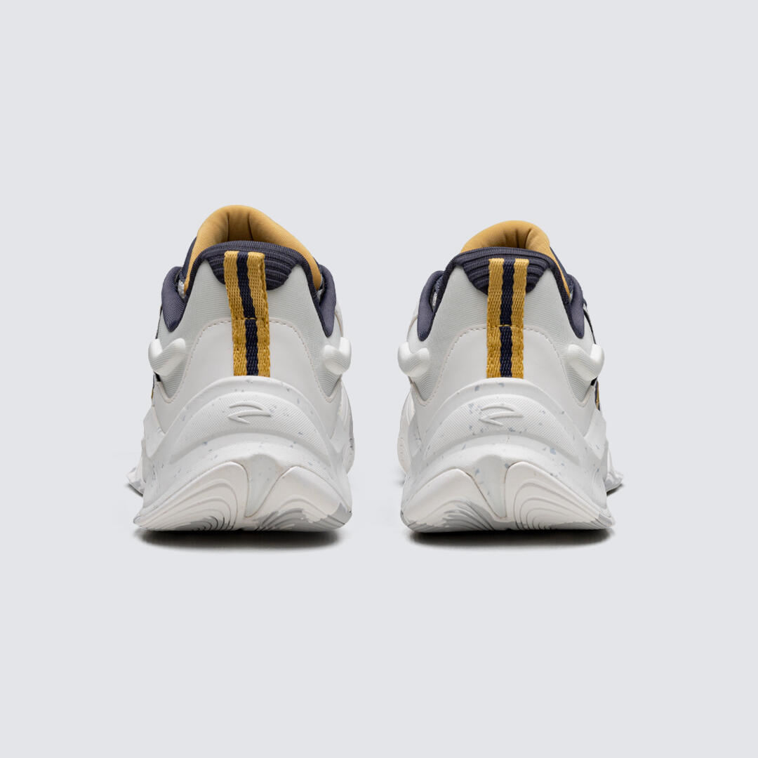 AZZA FENCING 15/14 Tiger Sapatos de Esgrima Adulto Branco/Preto/Ouro 4/7