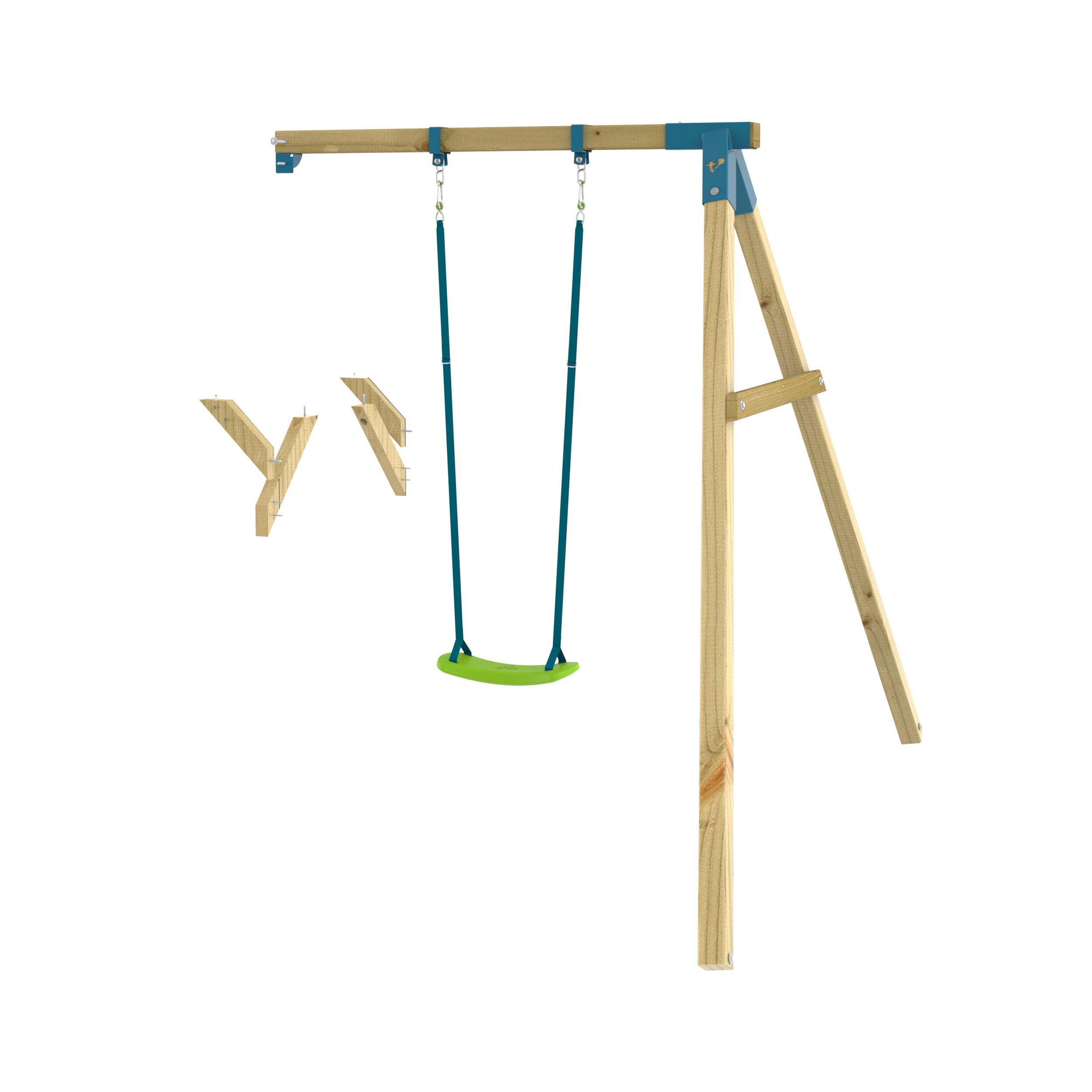 Bras de portique balançoire simple avec siège SKYWOOD bois FSC® 1/5