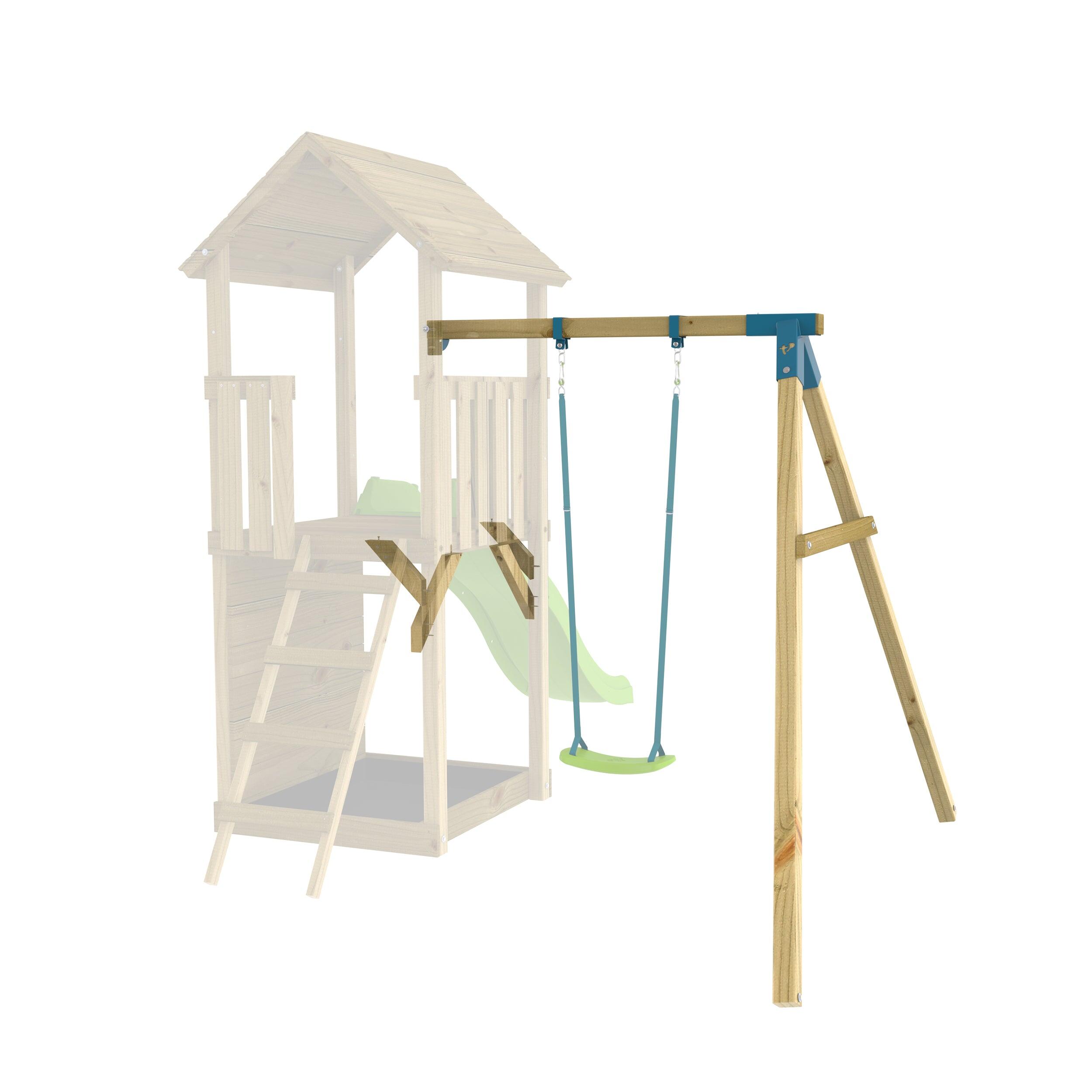 Bras de portique balançoire simple avec siège SKYWOOD bois FSC® 2/5