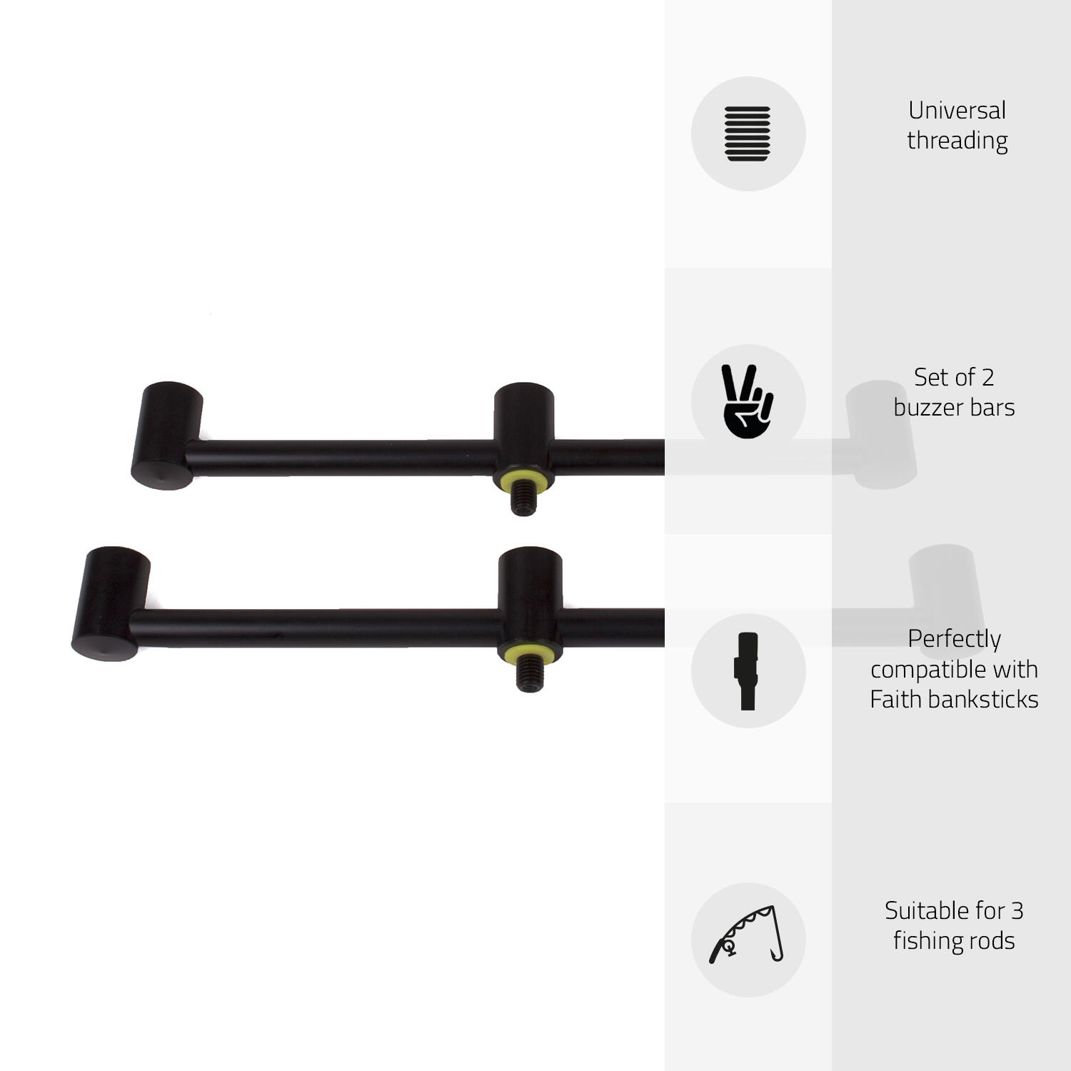 Buzz Bar Set - 3-Rod 4/5