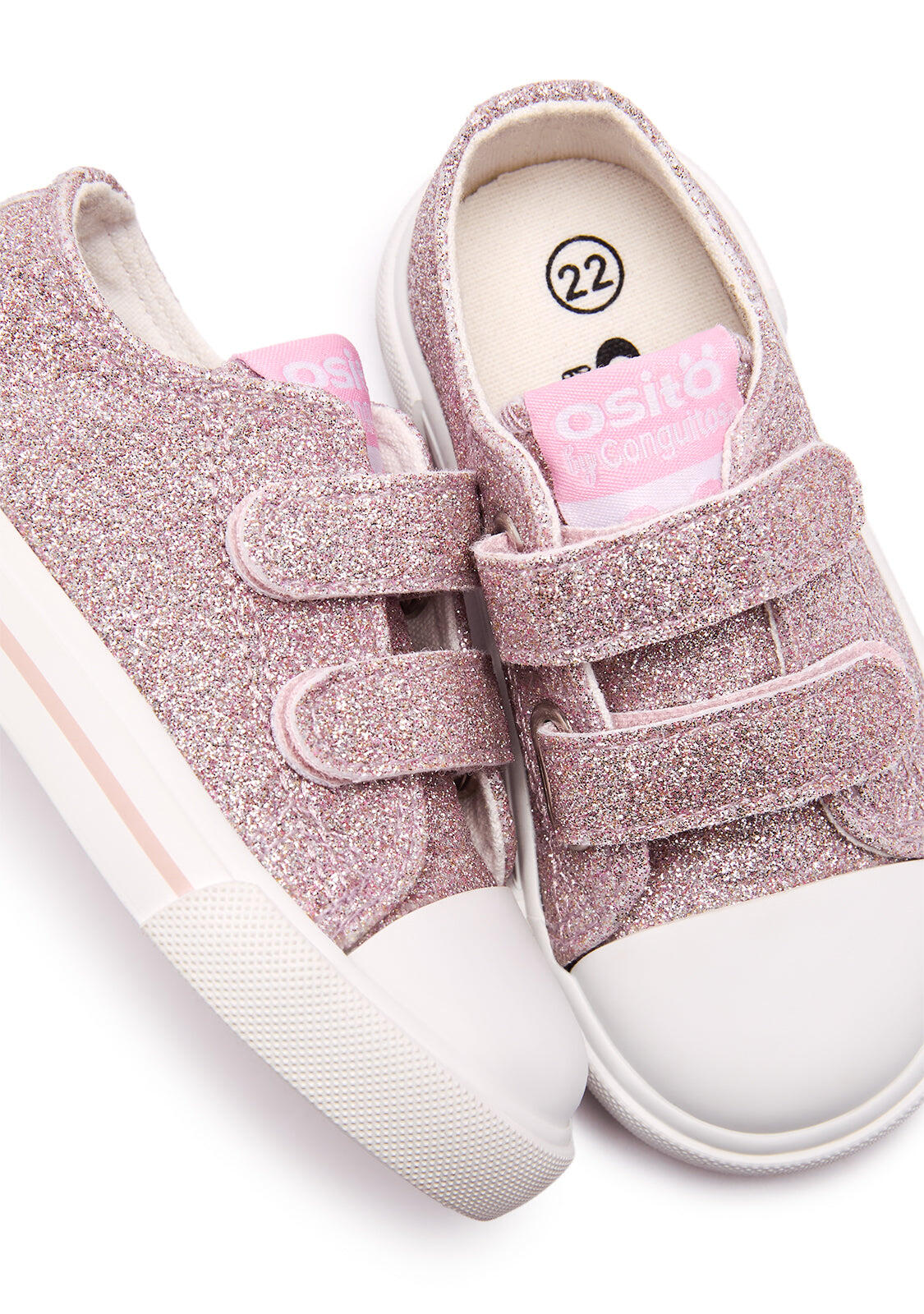 Zapatillas Conguitos Canvas Glitter 3/4