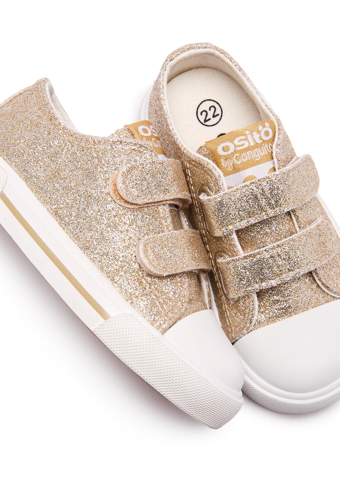 Zapatillas Conguitos Canvas Glitter 3/4