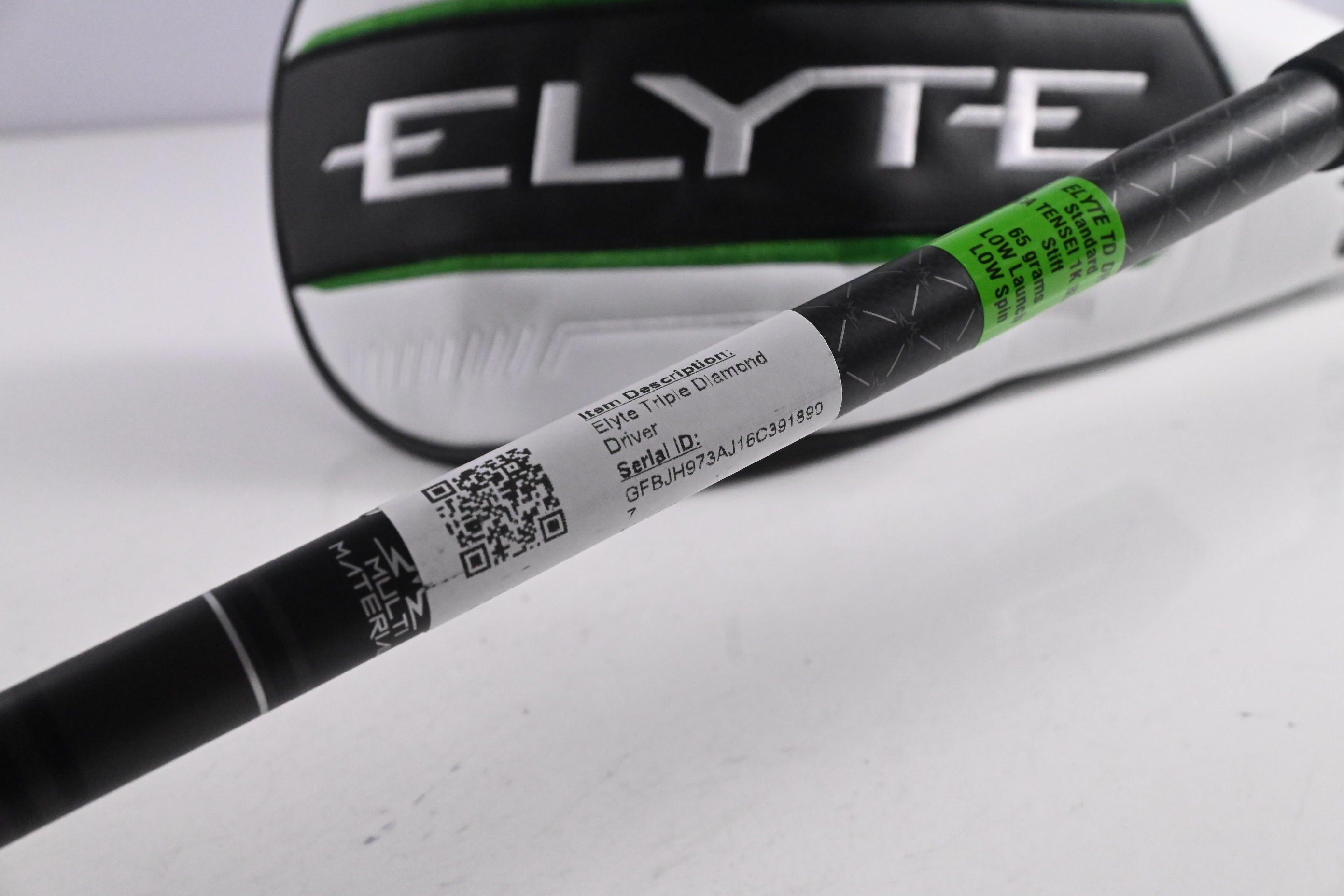 Driver Callaway Elyte Triple Diamond 10,5° - X-Flex Tensei 1K - Reconditionné Droitier