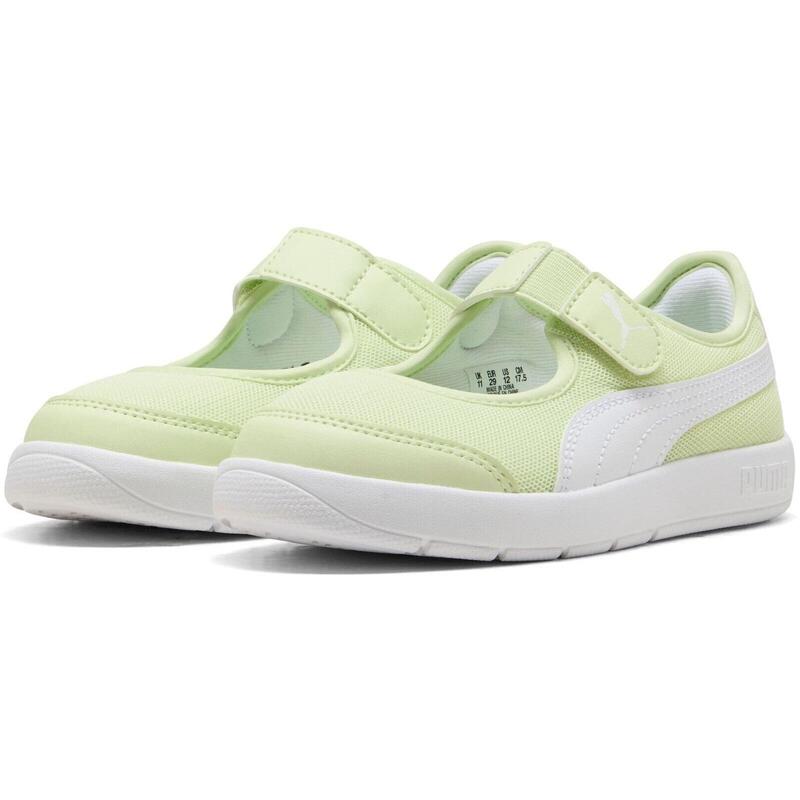 Pantofi sport copii Puma Courtflex V3, Verde