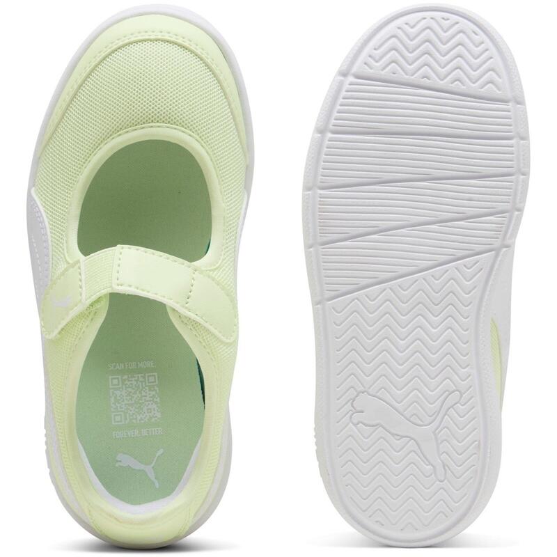 Pantofi sport copii Puma Courtflex V3, Verde