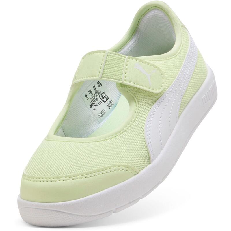 Pantofi sport copii Puma Courtflex V3, Verde