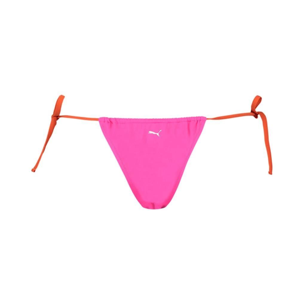 PUMA Swim Women Side Tie Tanga String 1P Ropa de bano Mujer Rosa (938066-02) 2/3