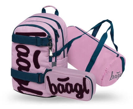 Skate Dual Schulrucksack-Set 3tlg.: Schulrucksack, Federmäppchen, Sporttasche