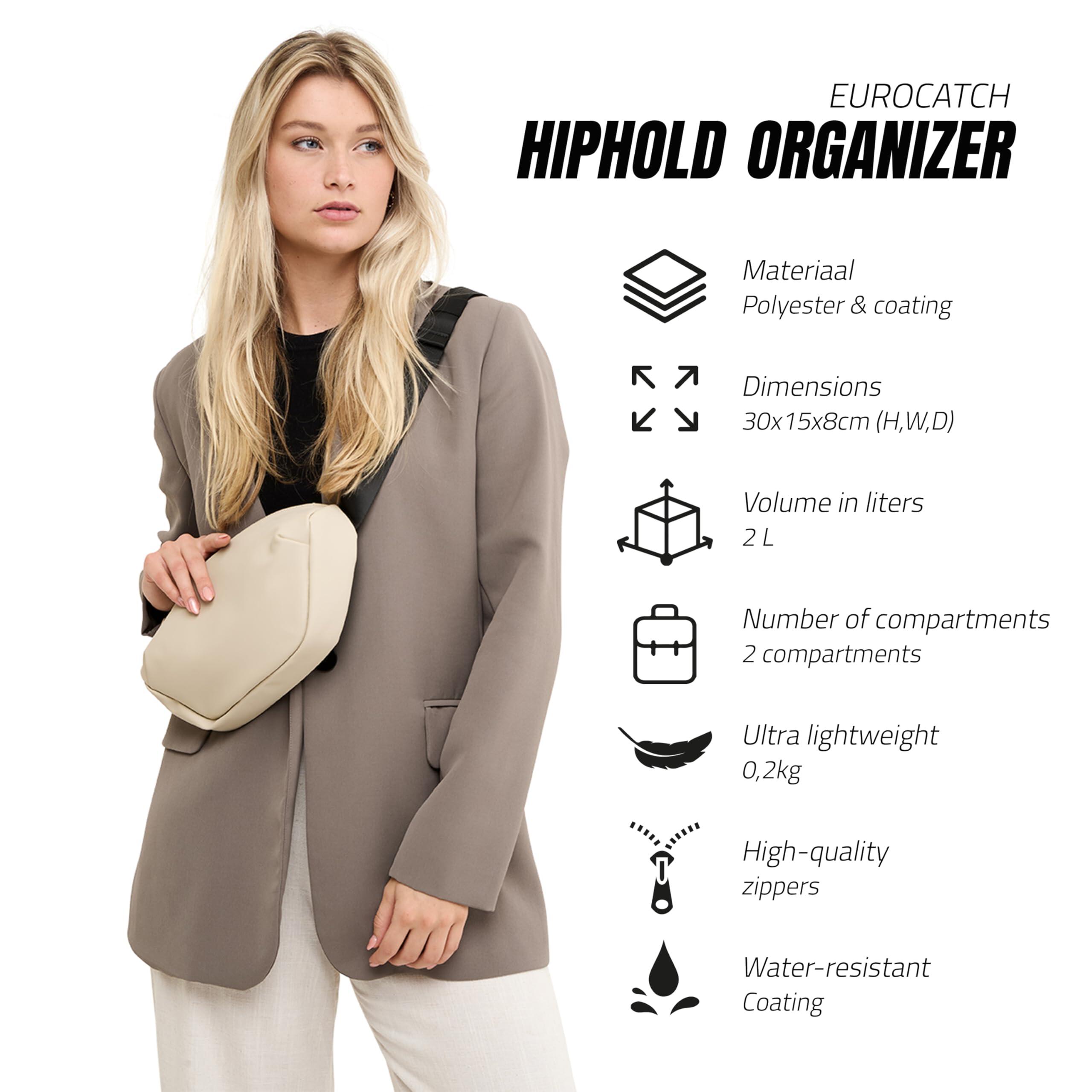 HipHold organizer sac ceinture étanche beige 5/5
