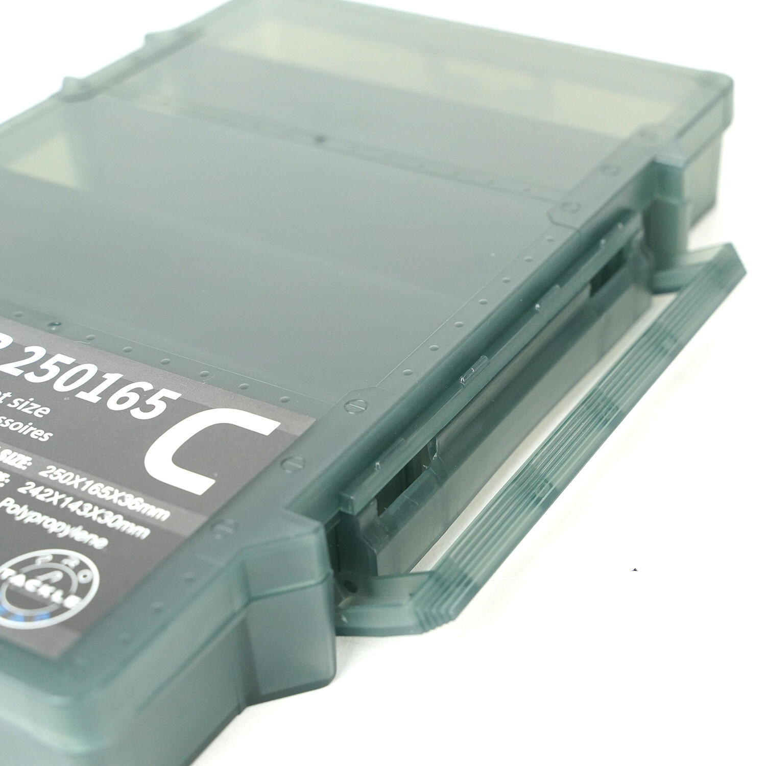 Boîte leurres Pro Tackle 25G verticale modulable grise 5/5