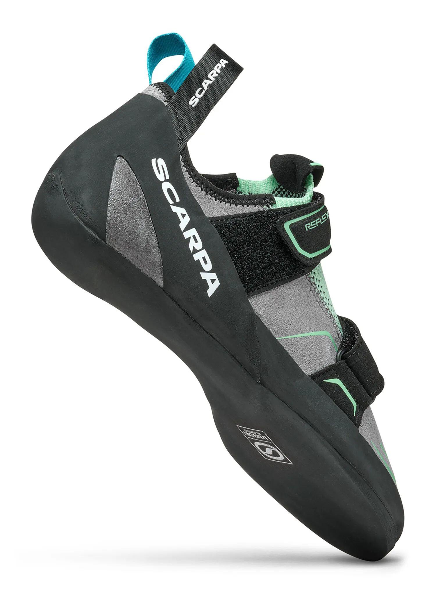 Dame Kletterschuhe Scarpa Reflex VS - mint/schwarz 6/7