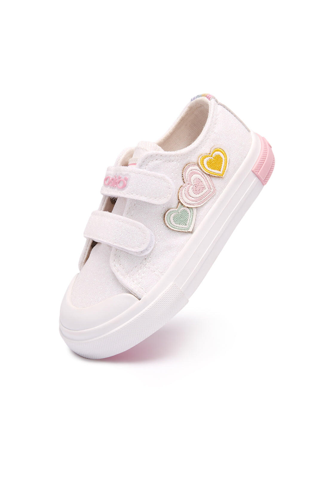 Zapatillas Conguitos Glitter Corazones 3/4