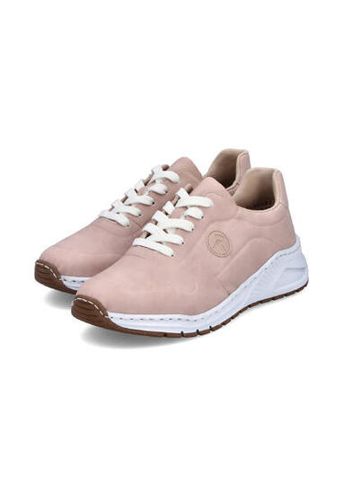 Rieker Damen Sneaker Low Halbschuhe Schuhe M4903- 31 Pink extra Weit