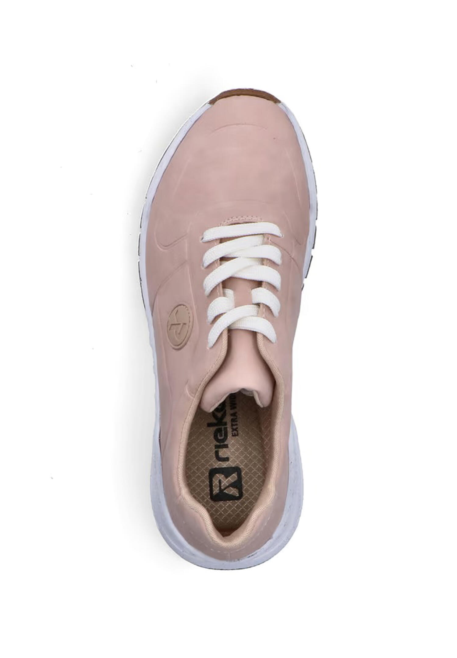 Rieker Damen Sneaker Low Halbschuhe Schuhe M4903- 31 Pink extra Weit 3/5