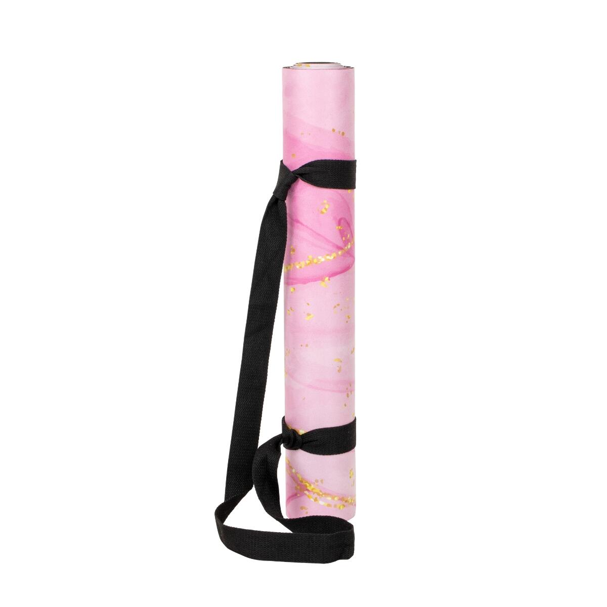 Mata do ćwiczeń, jogi, pilatesu mikrofibra eco kauczuk FORCEBAND 4mm 2/6