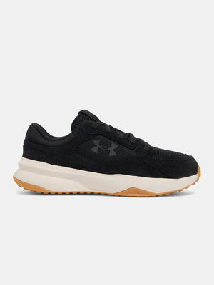 Heren trainingsschoenen under armour edge suede zwart/steen/zwart
