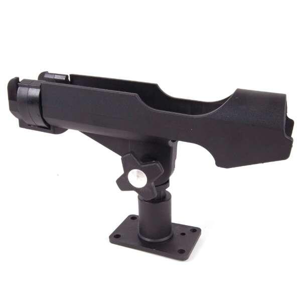 Rodholder ABS bateau pince rail noir 3/4