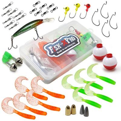 Roofvis accessoires set 47-delig incl tacklebox