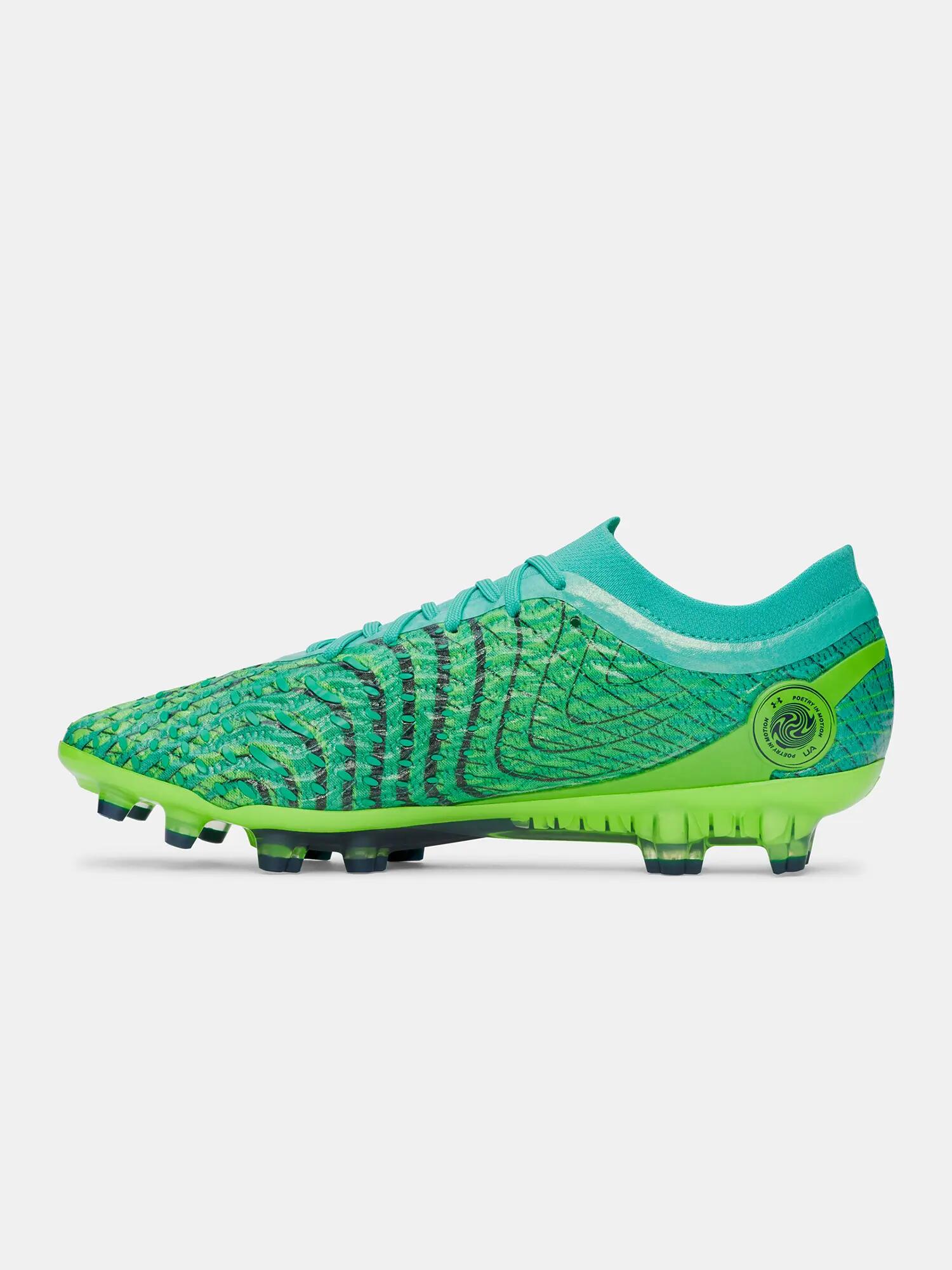 Férfi futballcipő Under Armour UA Magnetico Elite 5 FG-GRN 2/5
