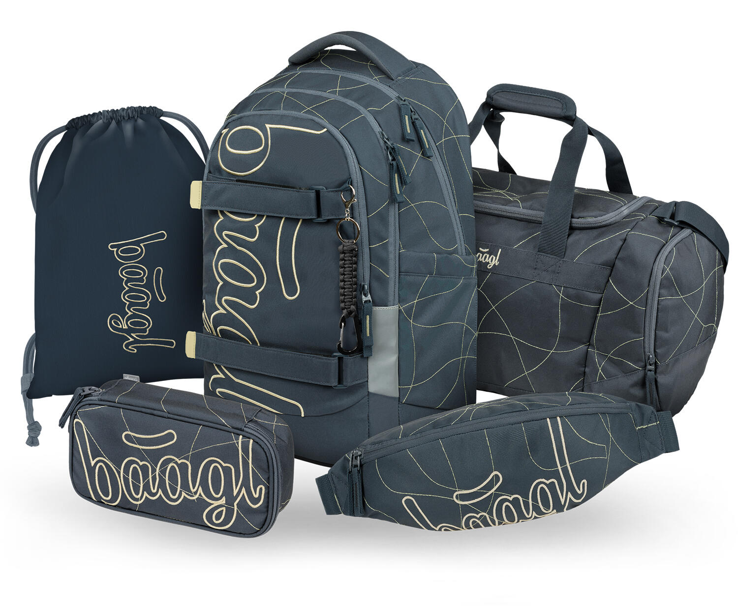 BAAGL Školní set Skate Max Wave II
