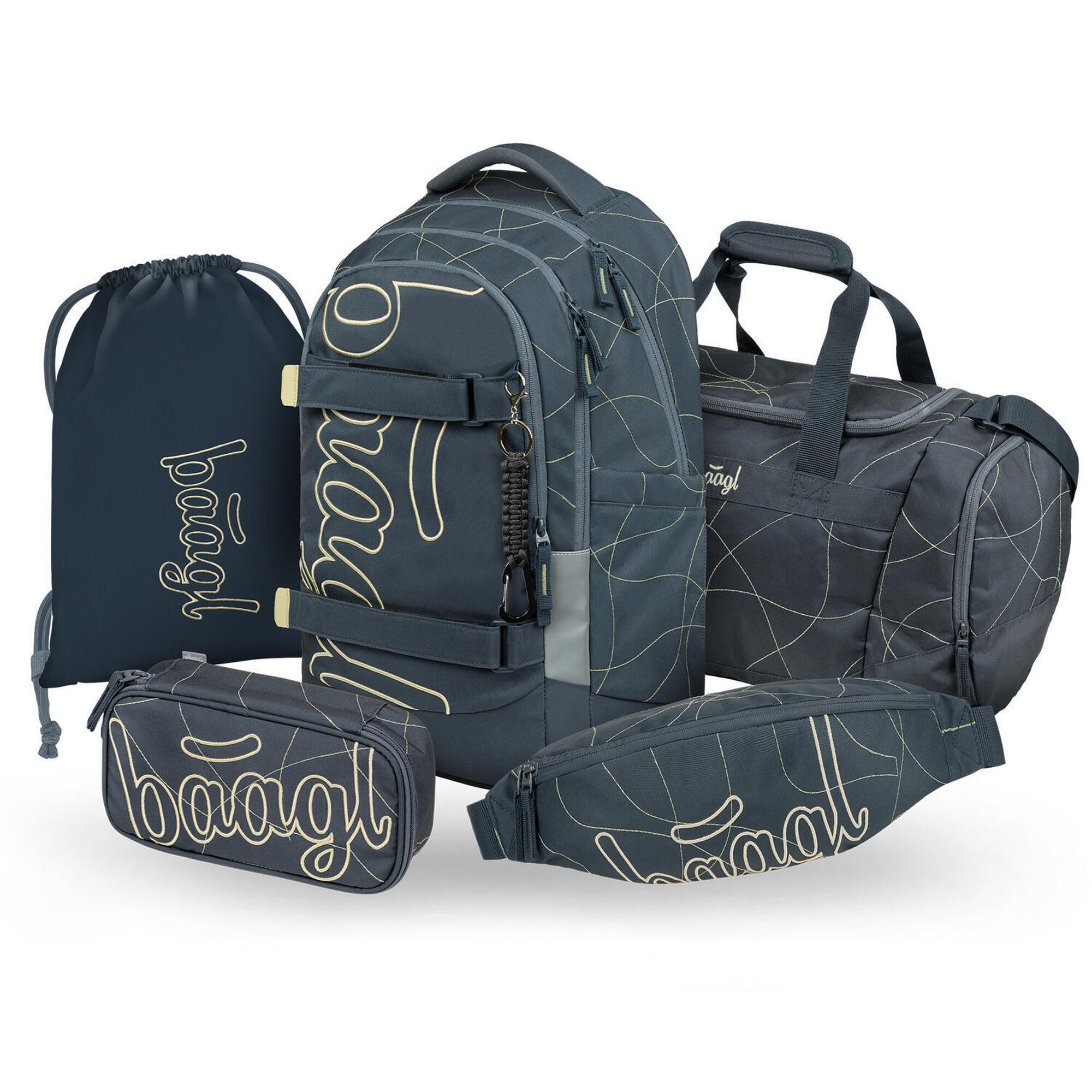 BAAGL Školní set Skate Max Wave II