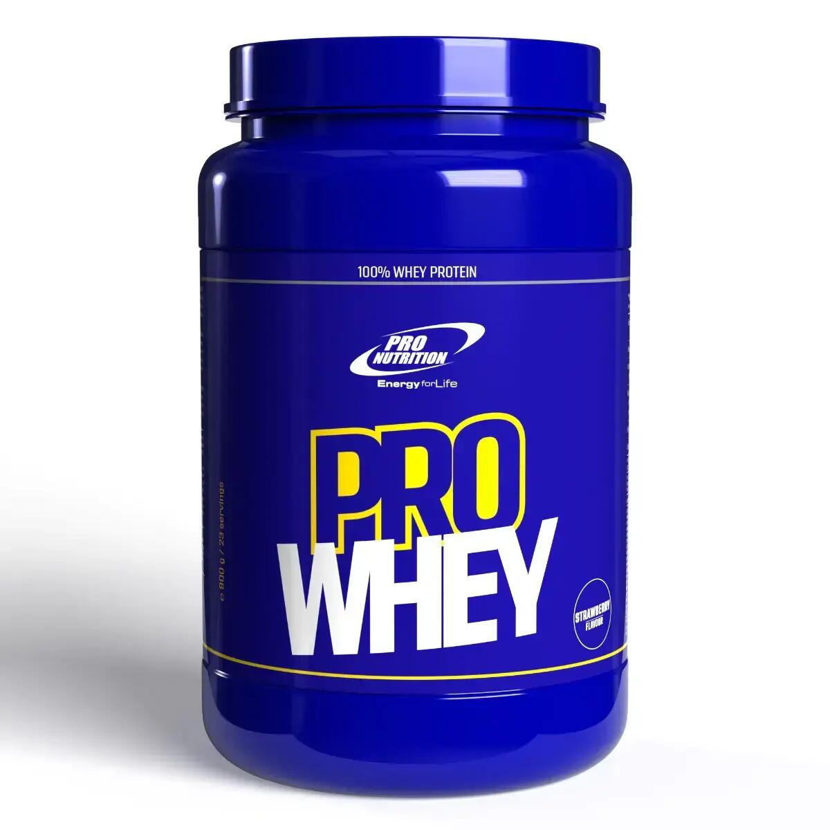 Concentrat proteic din zer, Pro Whey, Căpșuni , 900g 1/4