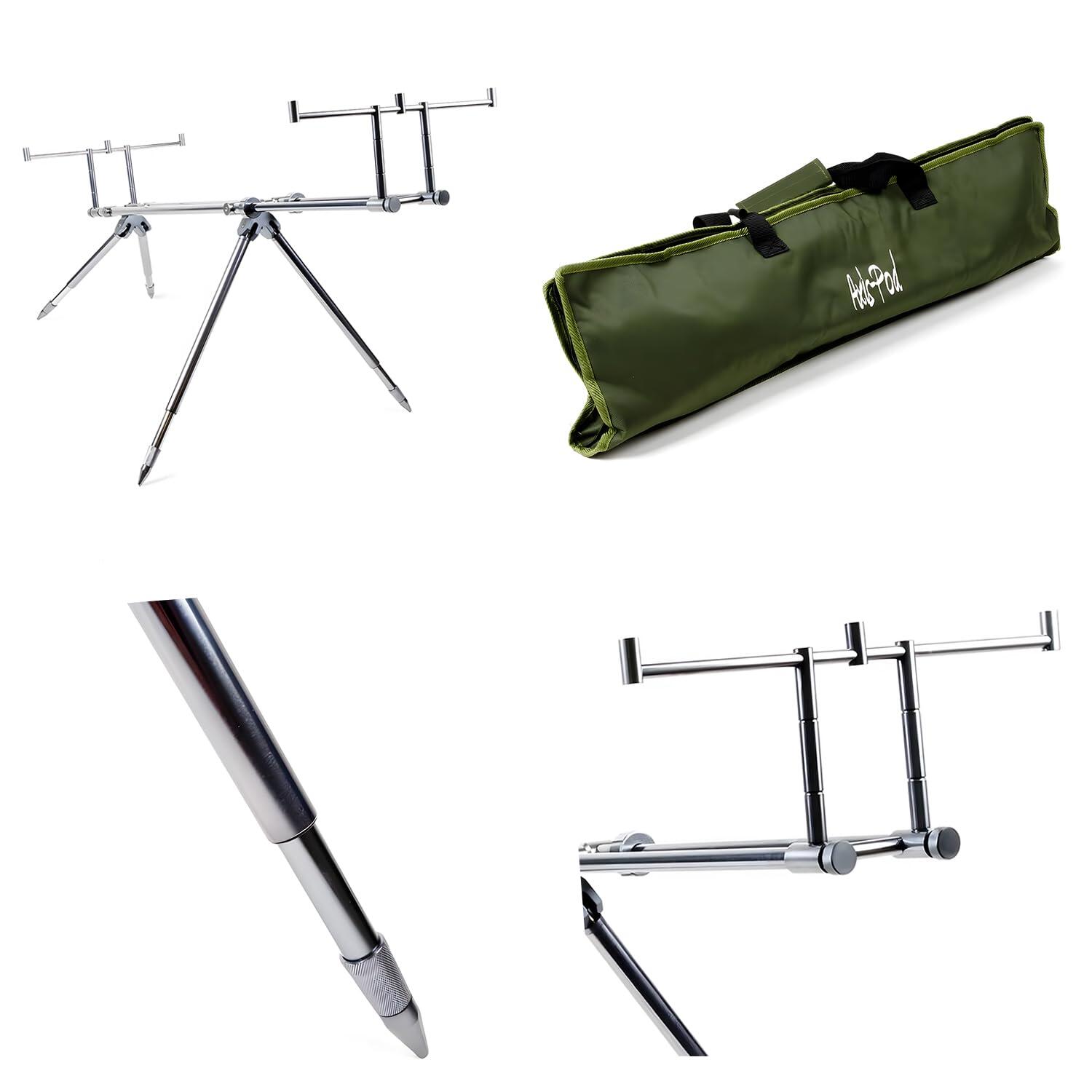 Axis Rodpod 3-Rod Aluminium Verstelbaar met 4 Poten tot 116cm 6/7