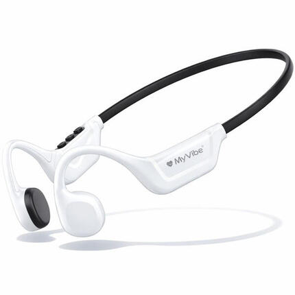 Casque de sport bluetooth à conduction osseuse MyVibe - Is Powerful Blanc