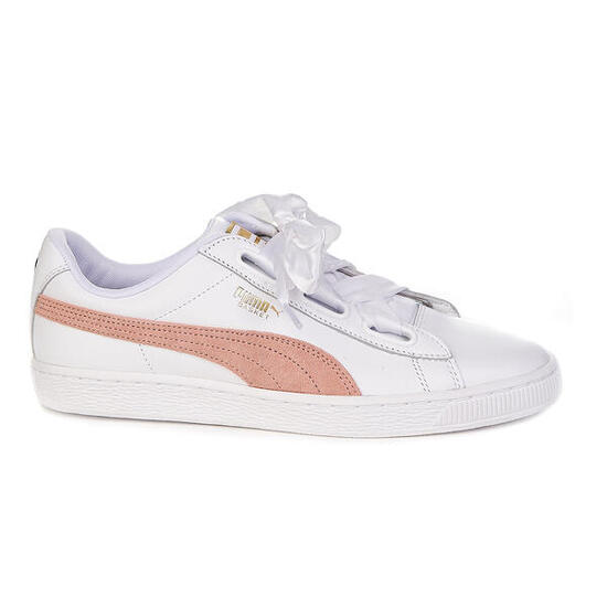 Puma Basket Damen Sneaker Weiß Leder