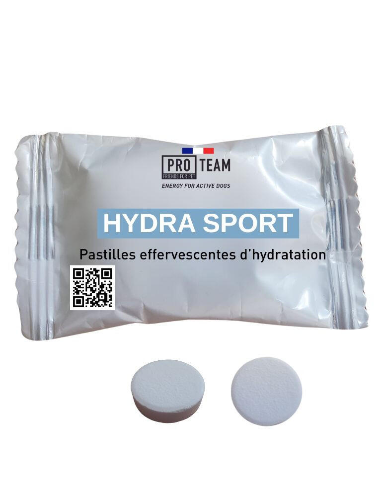 PASTILLES HYDRATATION CHIEN SPORT – ÉLECTROLYTES GLUCOSE - PRO TEAM HYDRASPORT 2/3