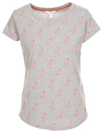 2058 Damen T-Shirt Rundhals kurze Ärmel All-over-Print
