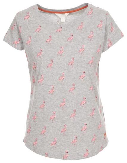 2058 Damen T-Shirt Rundhals kurze Ärmel All-over-Print
