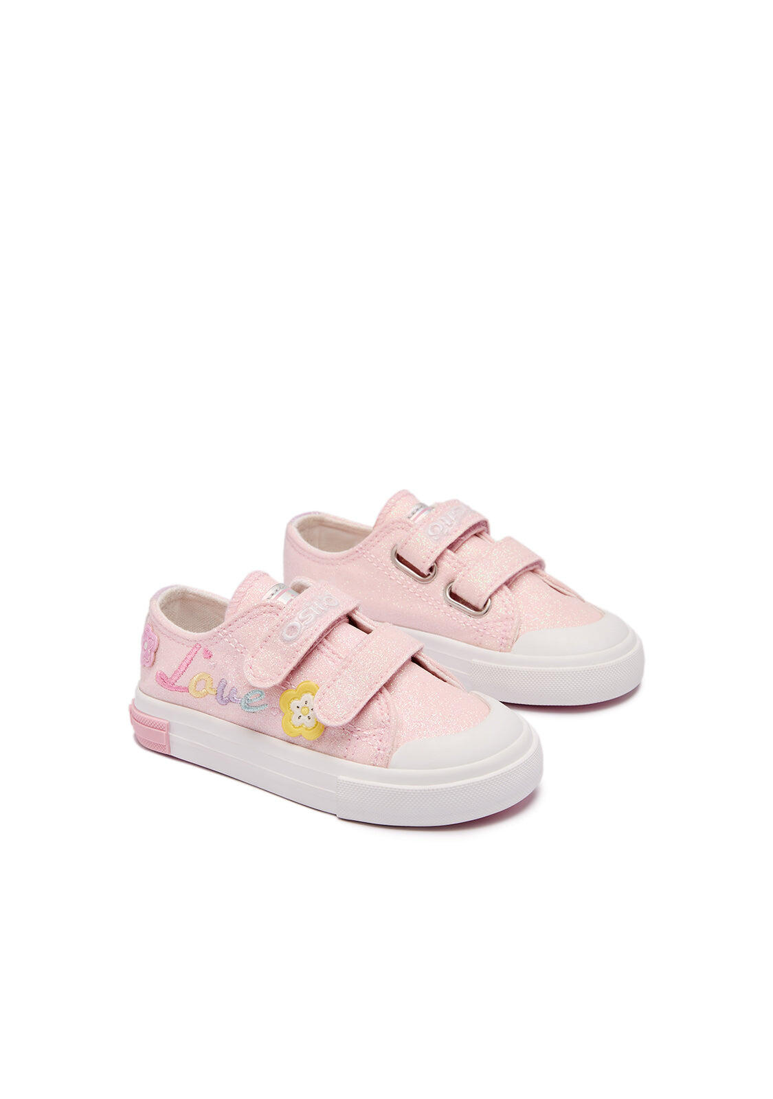 Zapatillas Conguitos Glitter Flores 2/4