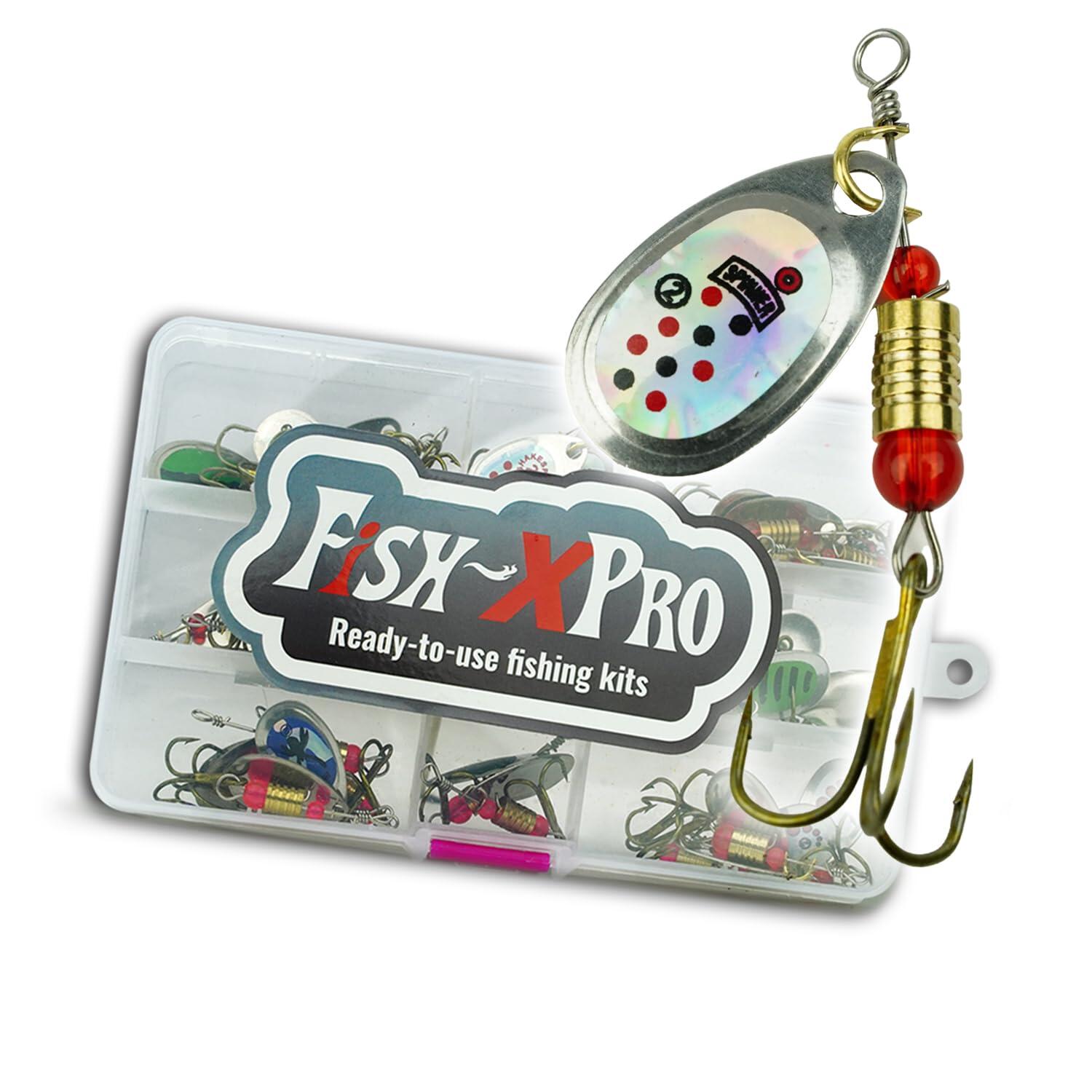 Spinner-Set 31-tlg. mit Tacklebox für Forelle - Barsch & Hecht 2/5