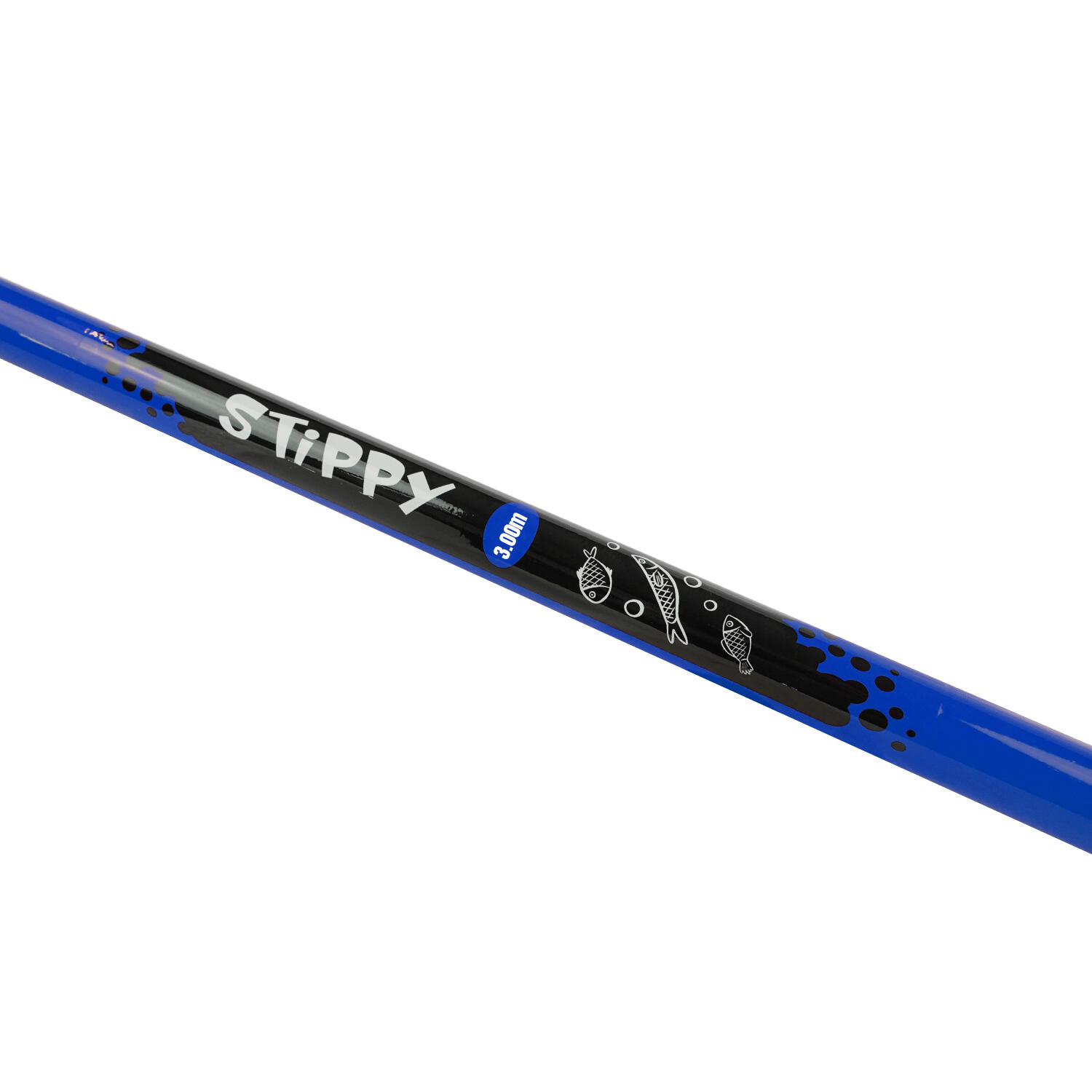 Canne télescopique Stippy 3.00m fixe bleu 3/7