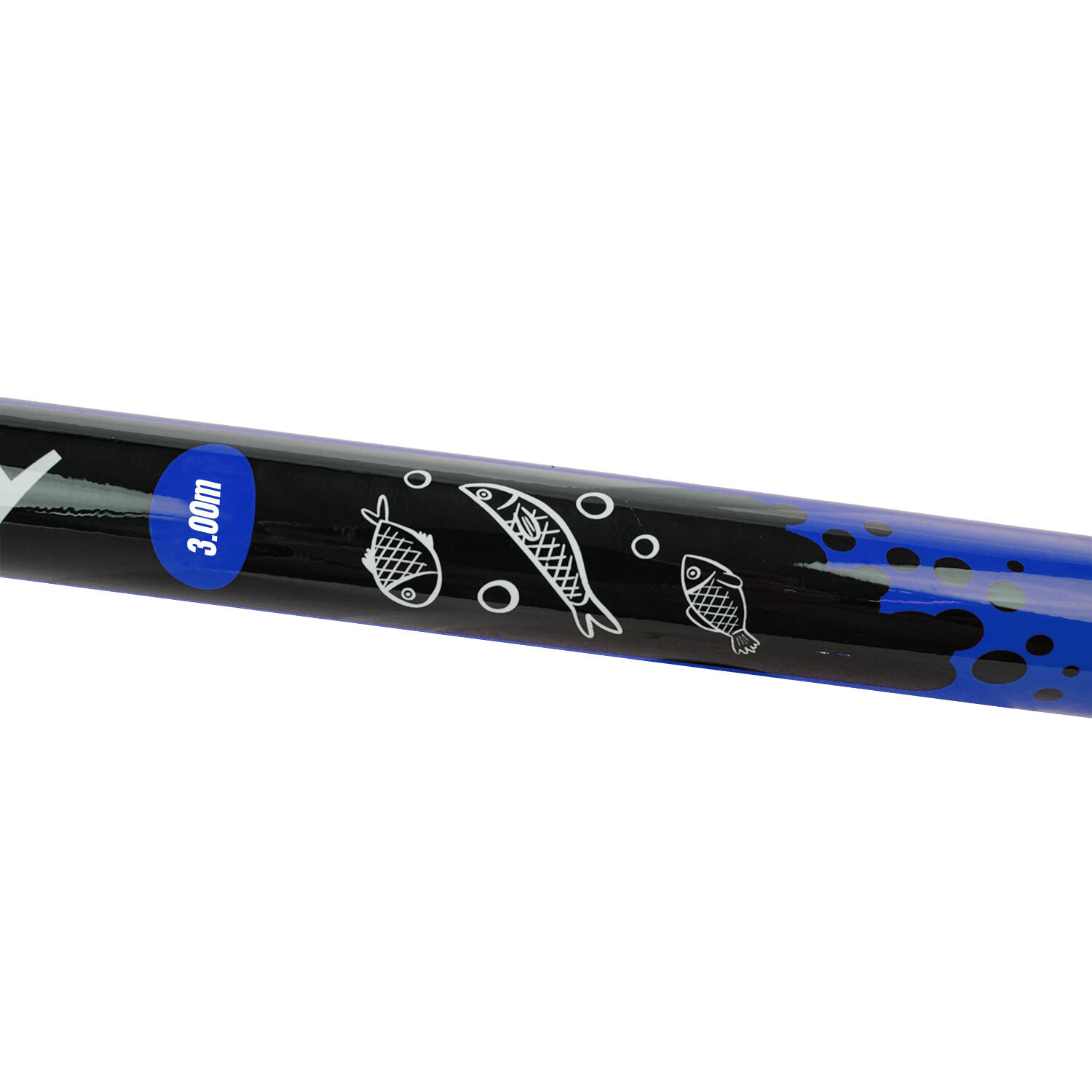 Canne télescopique Stippy 3.00m fixe bleu 5/7