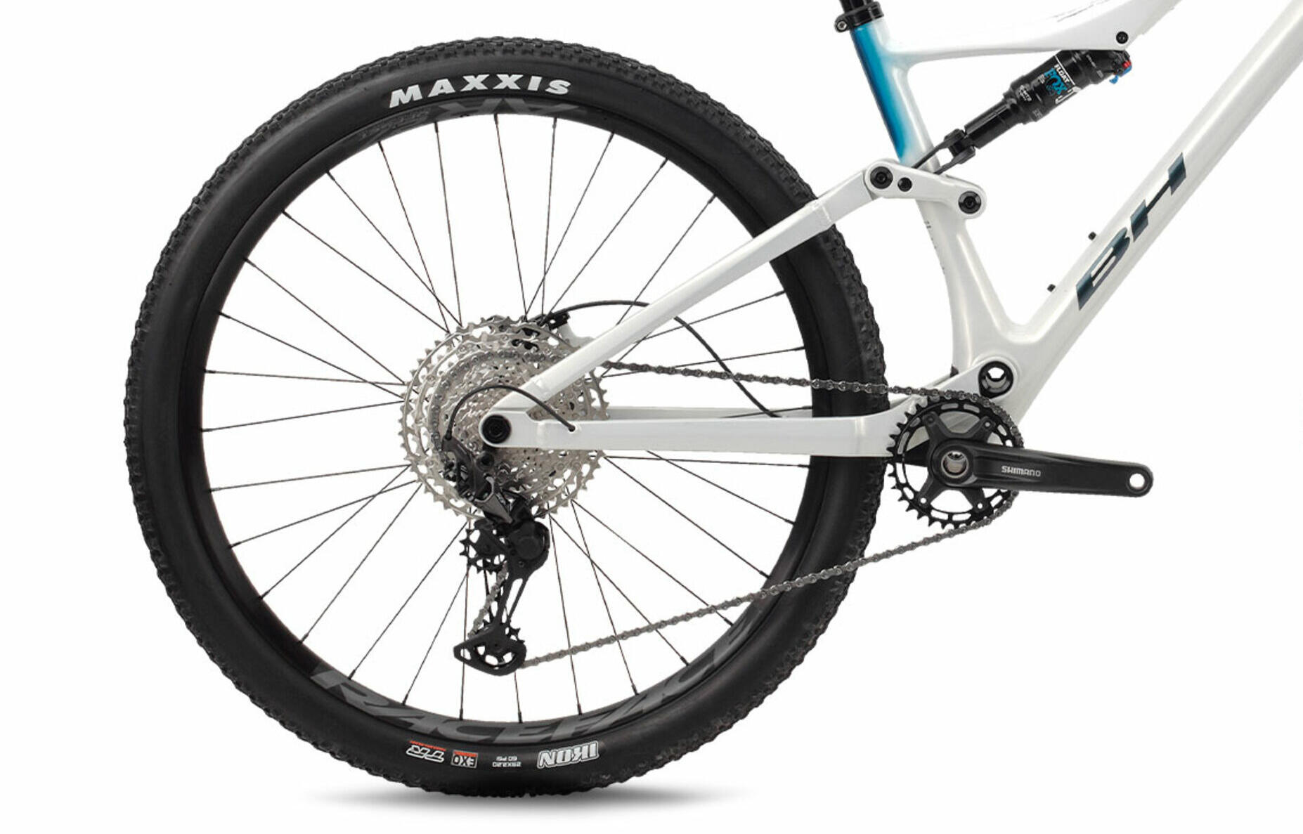 Bicicleta Mtb Bh Lynx Race 4.0 (2026)blanco-azul 3/4