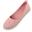 Balerini din piele pentru femei Nell Aurora Pink