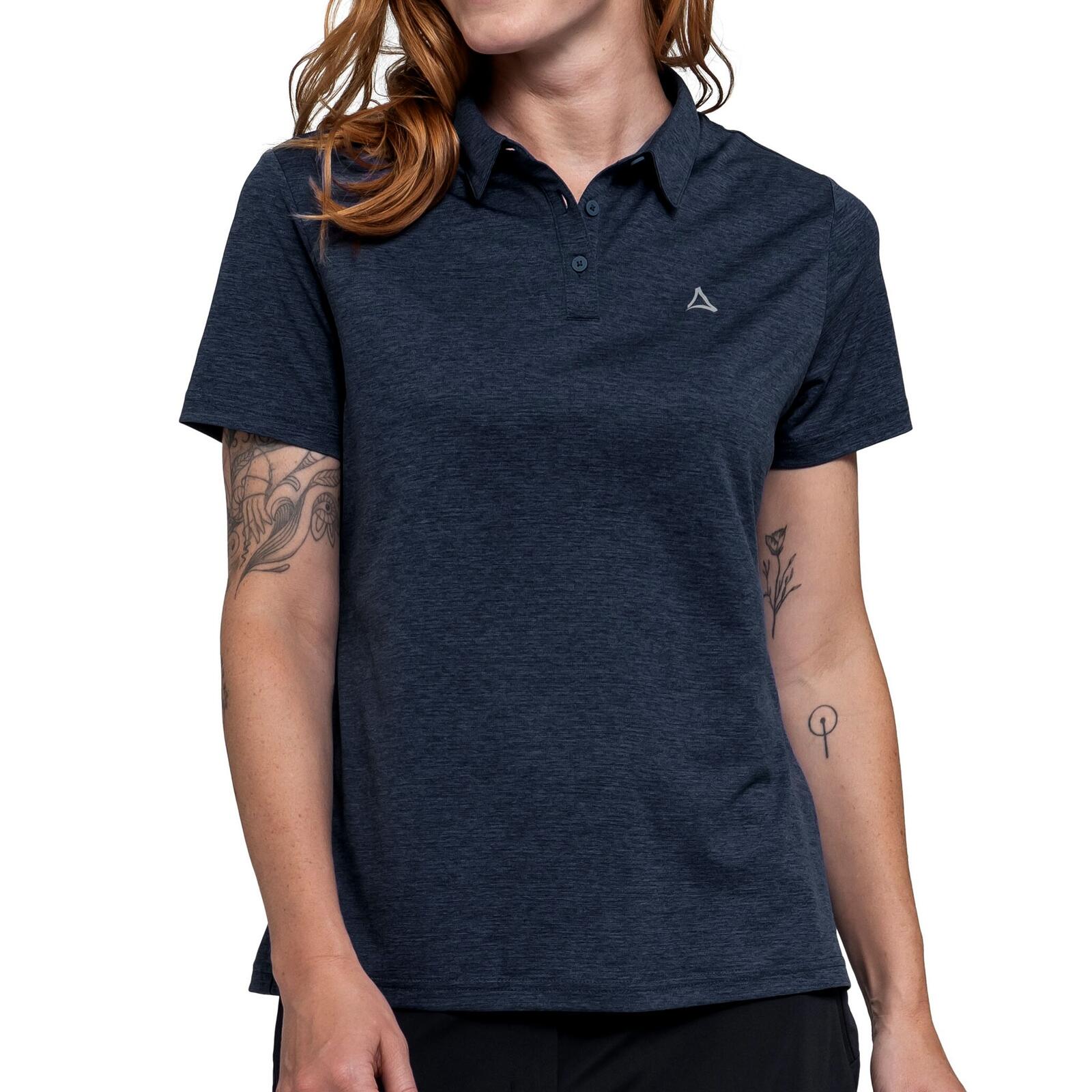 T-Shirt schnelltrocknend feuchtigkeitsregulierend Damen - CIRC Polo Shirt Tauron 2/4