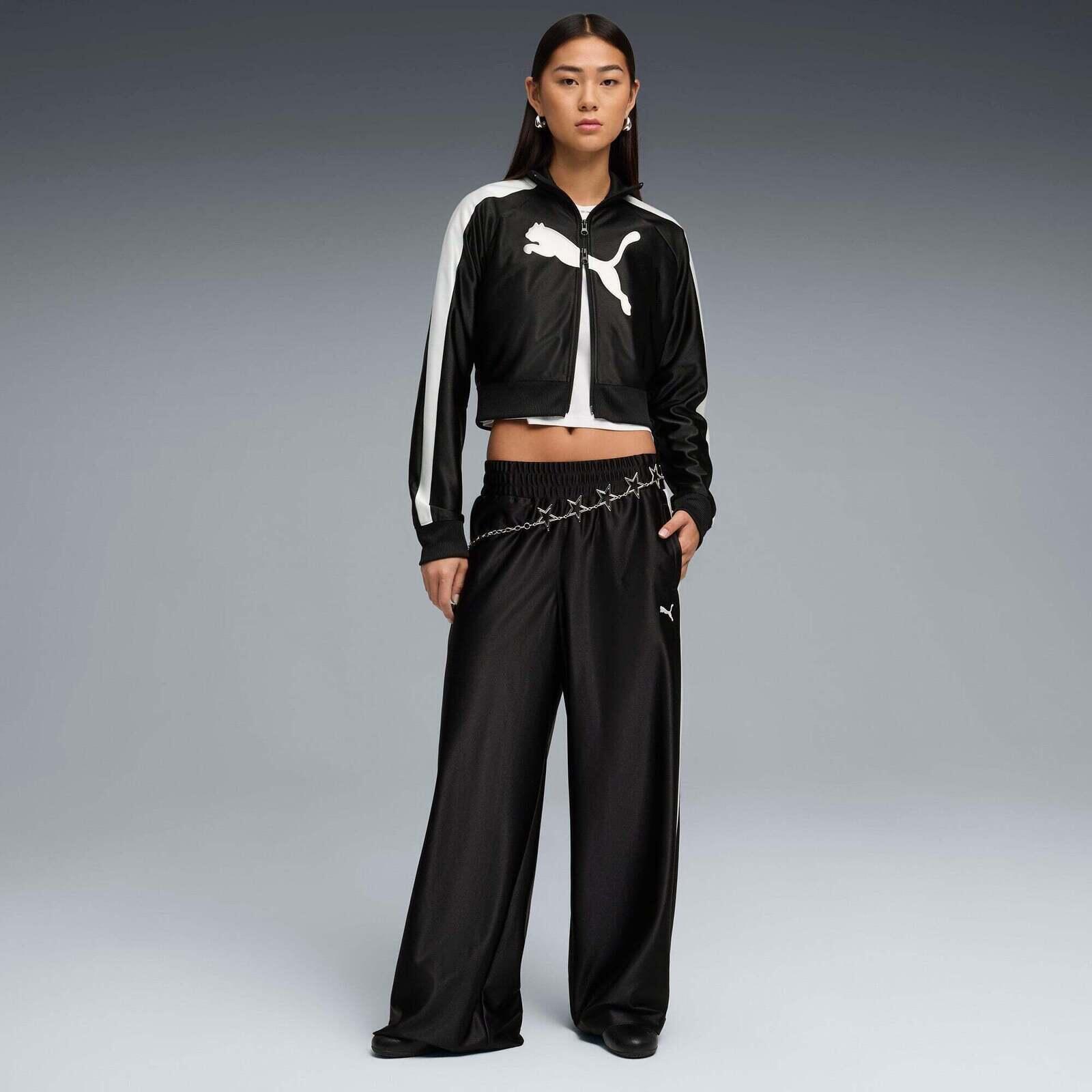 Veste Puma Future archive T7slim Cropped Track, Noir, Femmes 5/5