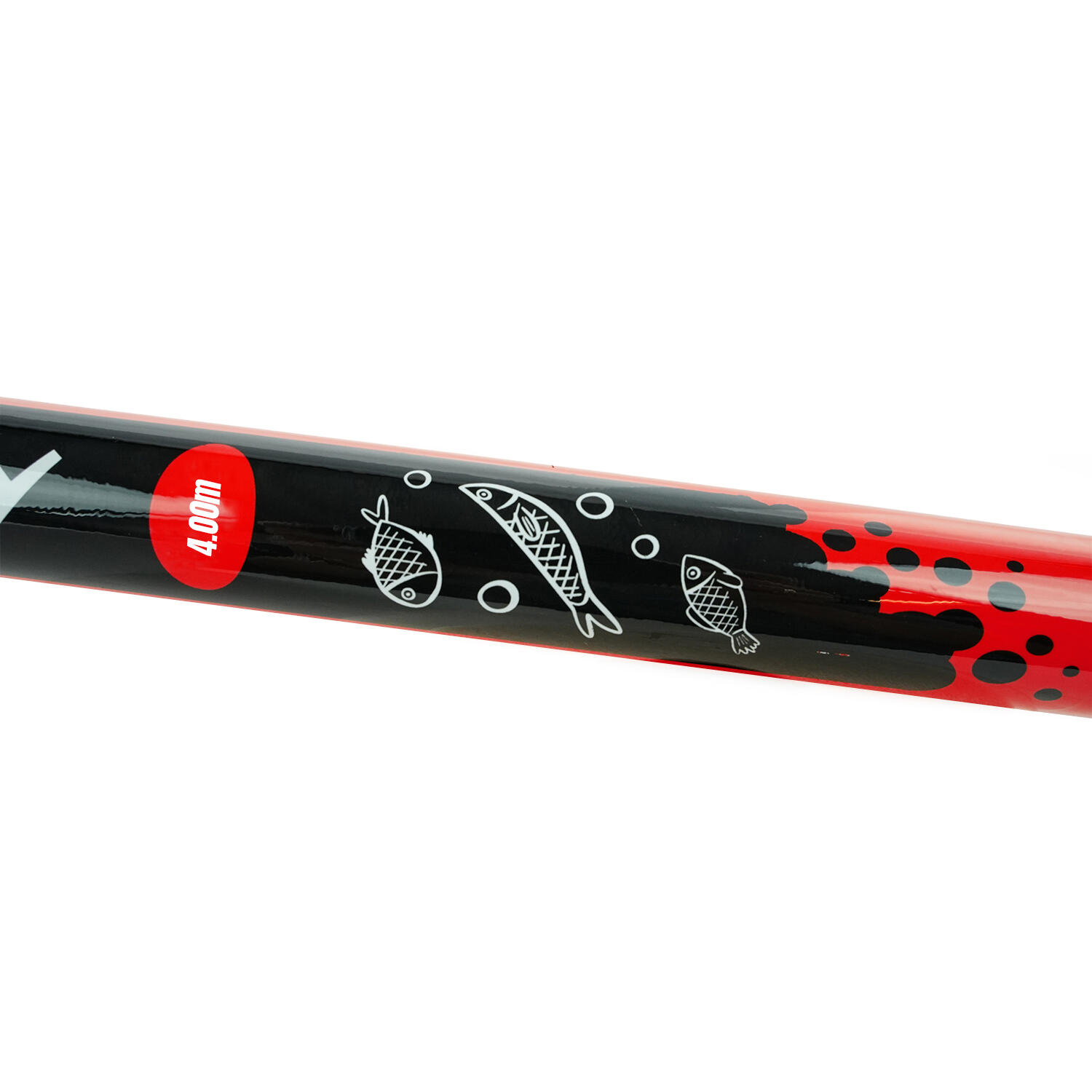 Canne télescopique Stippy 4.00m fixe rouge 3/7