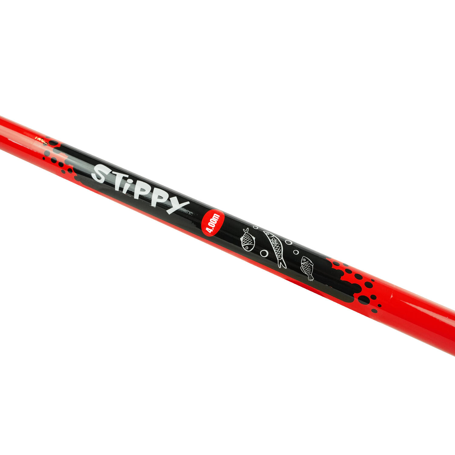 Canne télescopique Stippy 4.00m fixe rouge 2/7