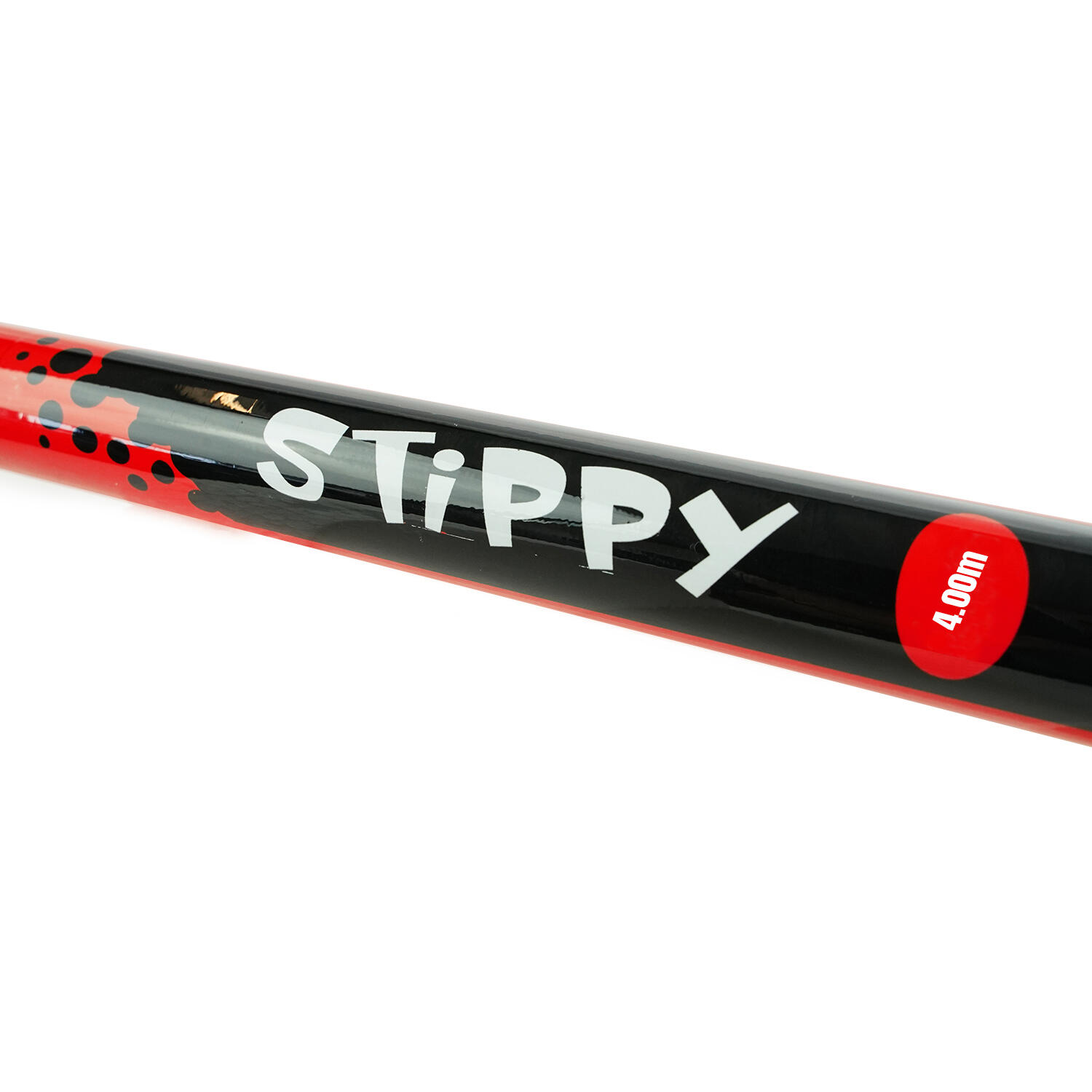Canne télescopique Stippy 4.00m fixe rouge 4/7